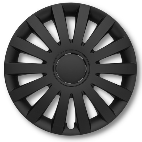 Radkappen zoll schwarz matt - 13,